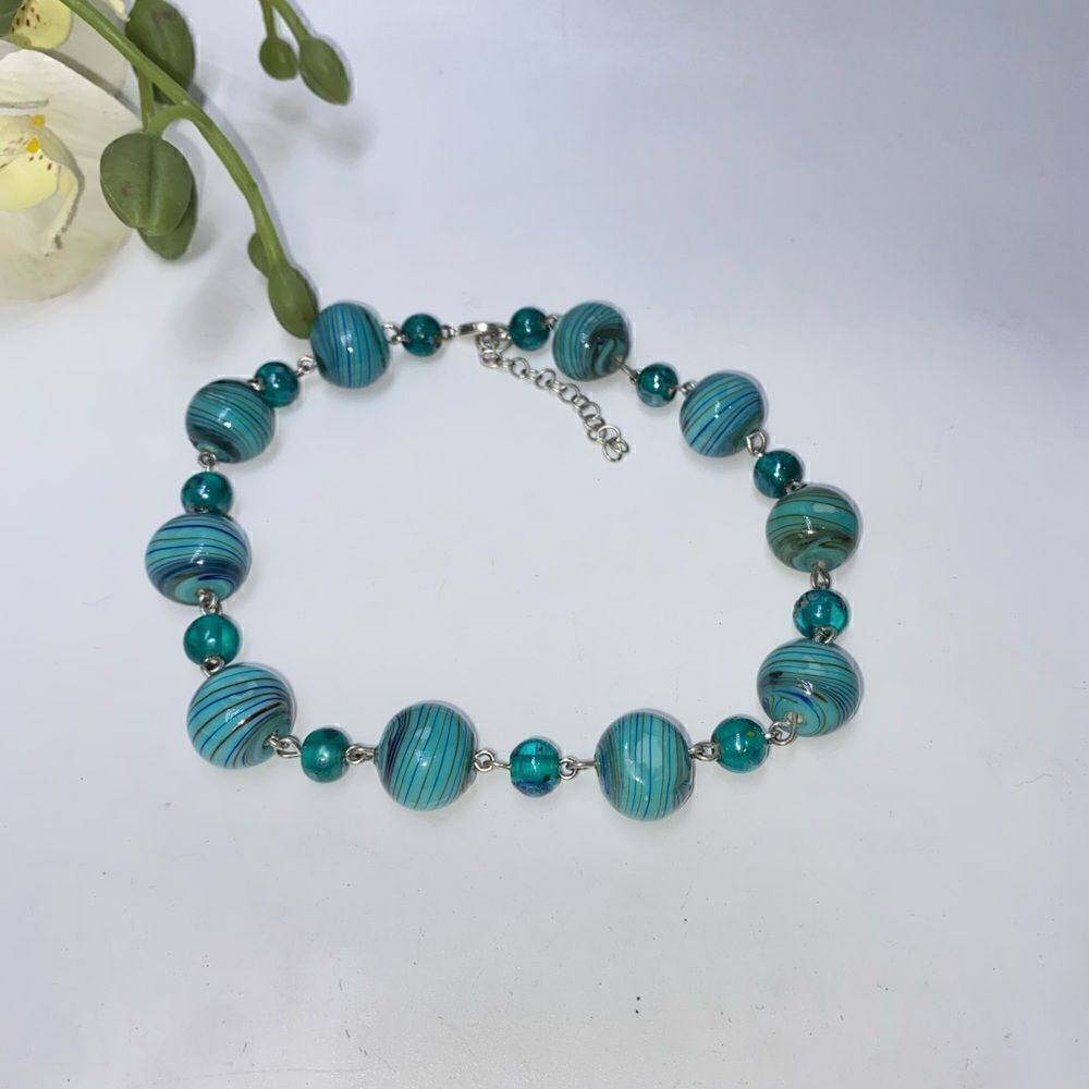 Glass Beads Necklace   